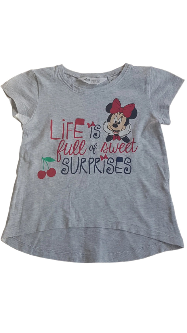 H&M MINNIE MOUSE KISLÁNY PÓLÓ 98-104 Hover Image