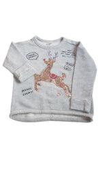 ZARA KARÁCSONYOS KISLÁNY PULÓVER 116