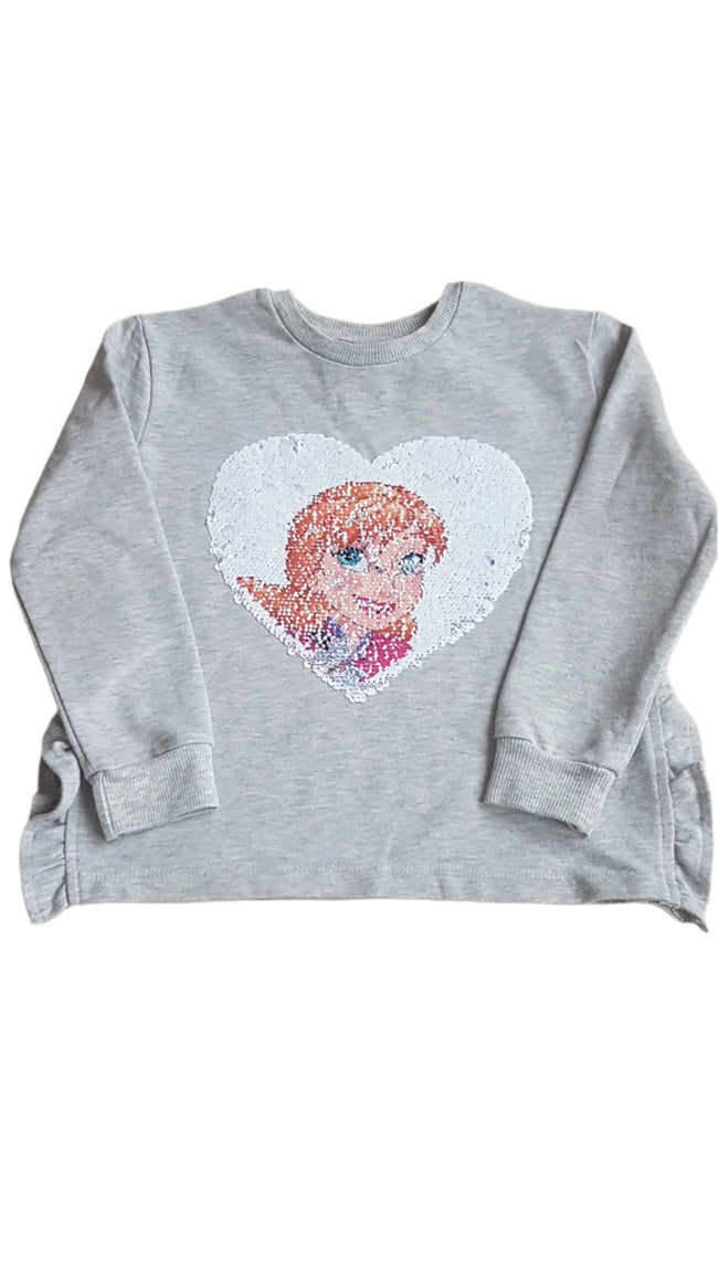 PRIMARK  DISNEY FROZEN  ELSA&ANNA KISLÁNY PULÓVER  122 Main Image