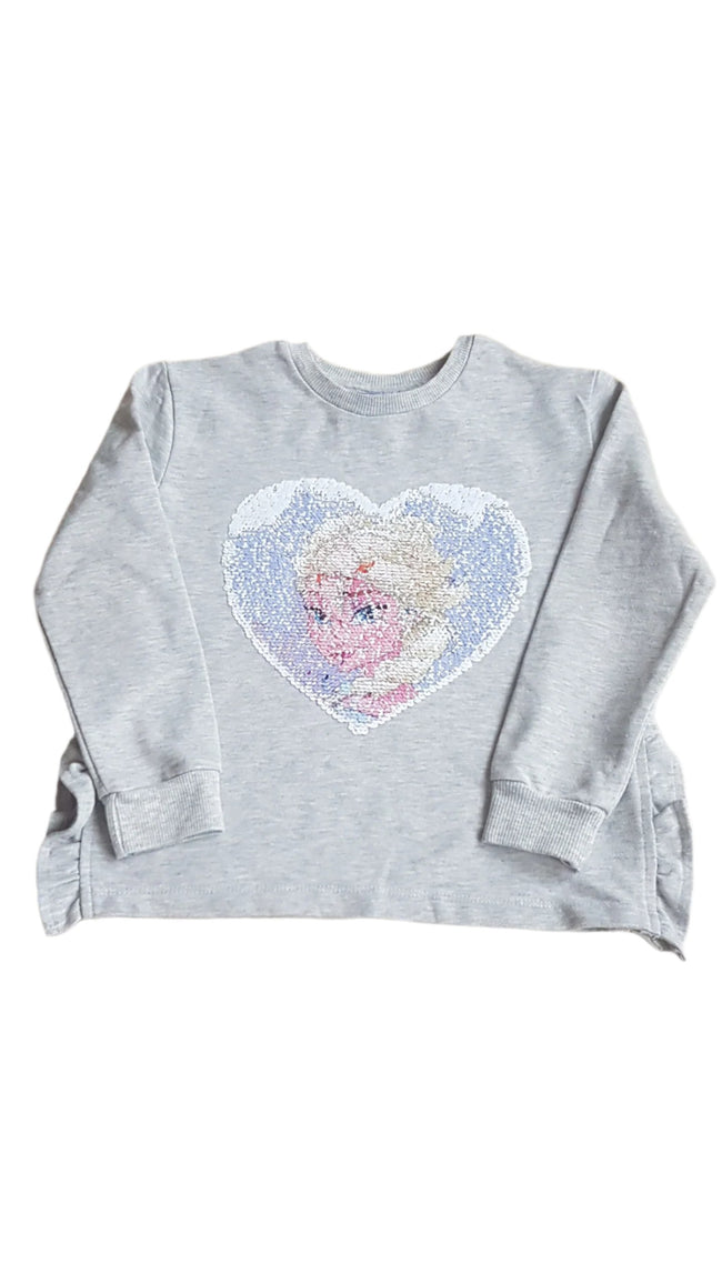 PRIMARK  DISNEY FROZEN  ELSA&ANNA KISLÁNY PULÓVER  122 Hover Image
