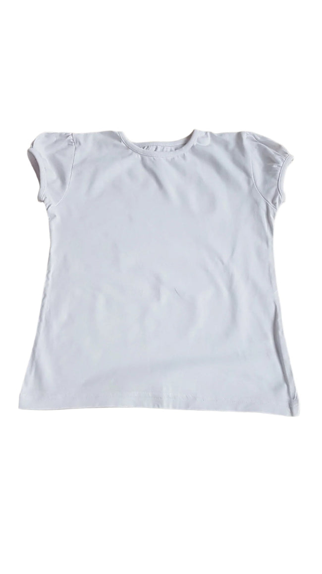 GEORGE FEHÉR SZÍNŰ KISLÁNY PÓLÓ 116-122 Hover Image