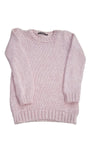 GEORGE EZÜSTSZÁLAS  CSILLOGÓS, KÖTÖTT KISLÁNY PULÓVER 116-122