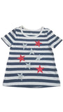 GAP KIDS CSÍKOS, CSILLAG MINTÁS KISLÁNY PÓLÓ 116