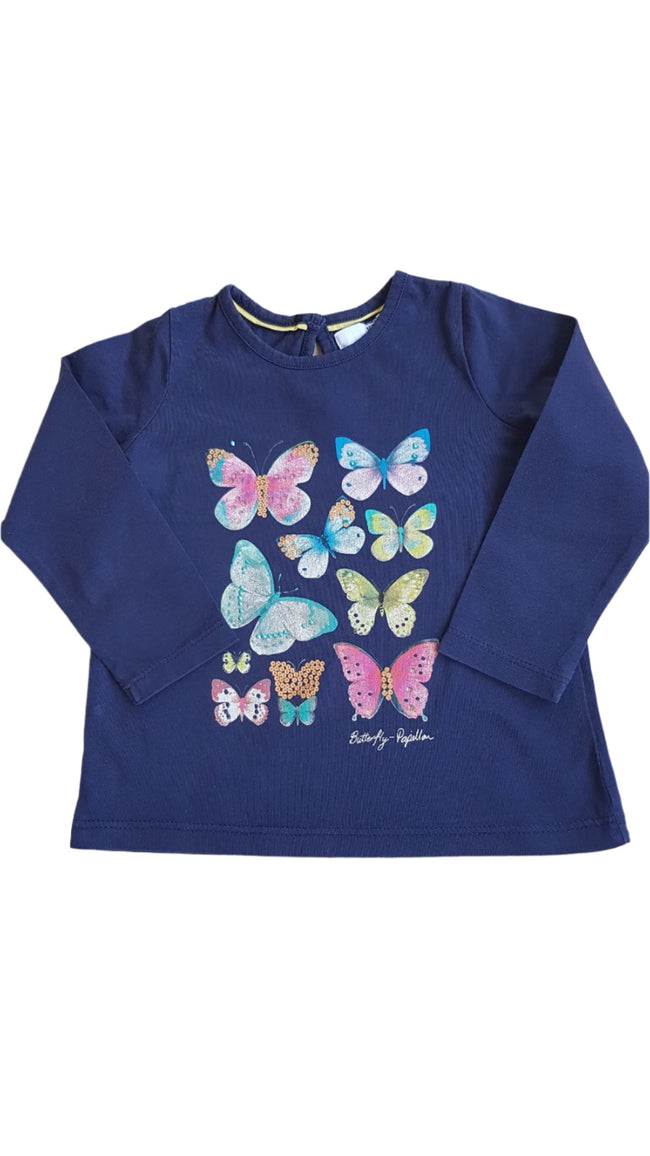 M&S KIDS  SZÍNES LEPKÉS KISLÁNY FELSŐ 92 Hover Image