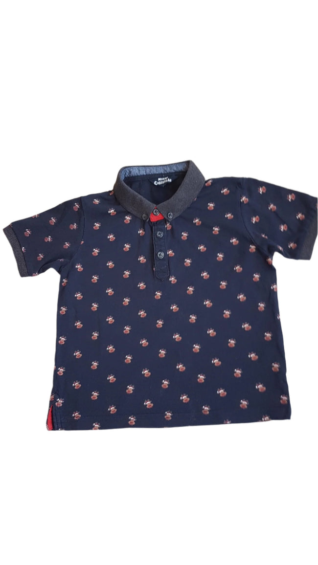 MATALAN KARÁCSONYOS SZARVASOS KISFIÚ PÓLÓ 98 Hover Image
