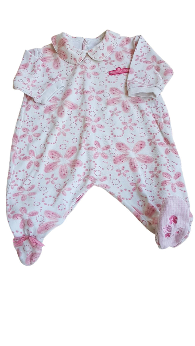 BÉBÉS DU PARADIS VIRÁG MINTÁS KISLÁNY RUGI 56-62 Hover Image
