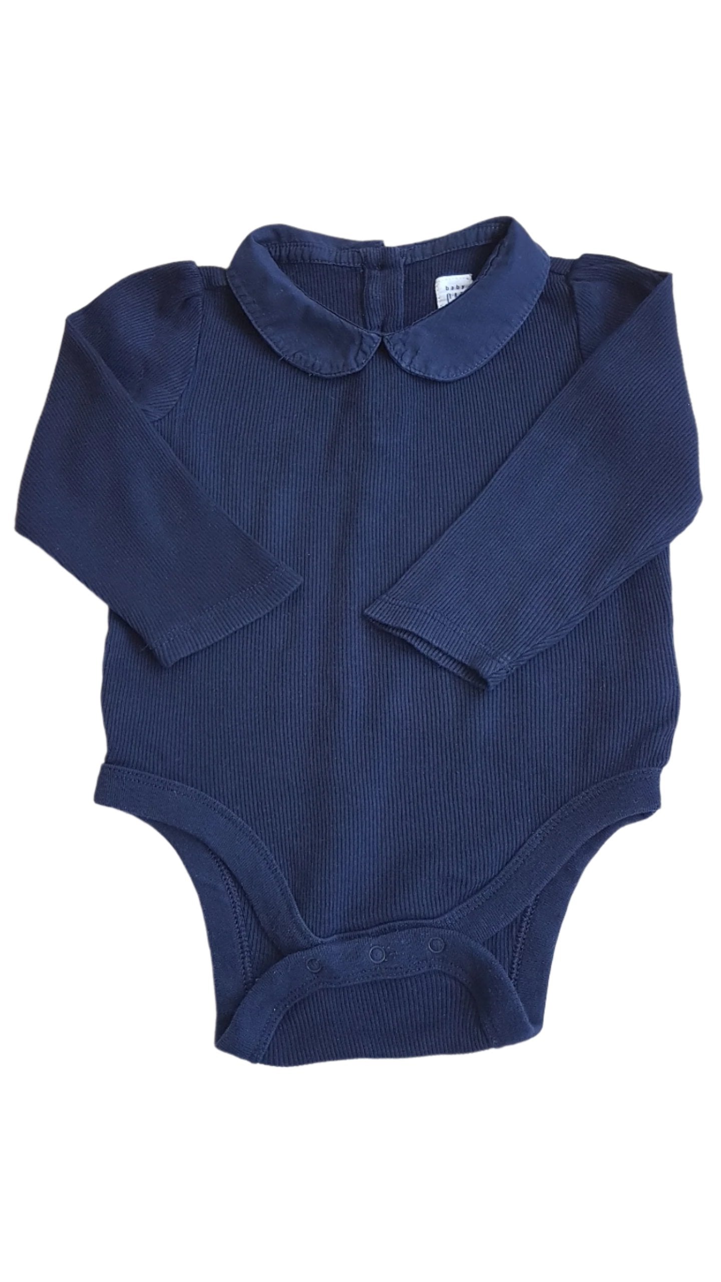 BABY GAP SÖTÉTKÉK, ALKALMI KISLÁNY BODY 92