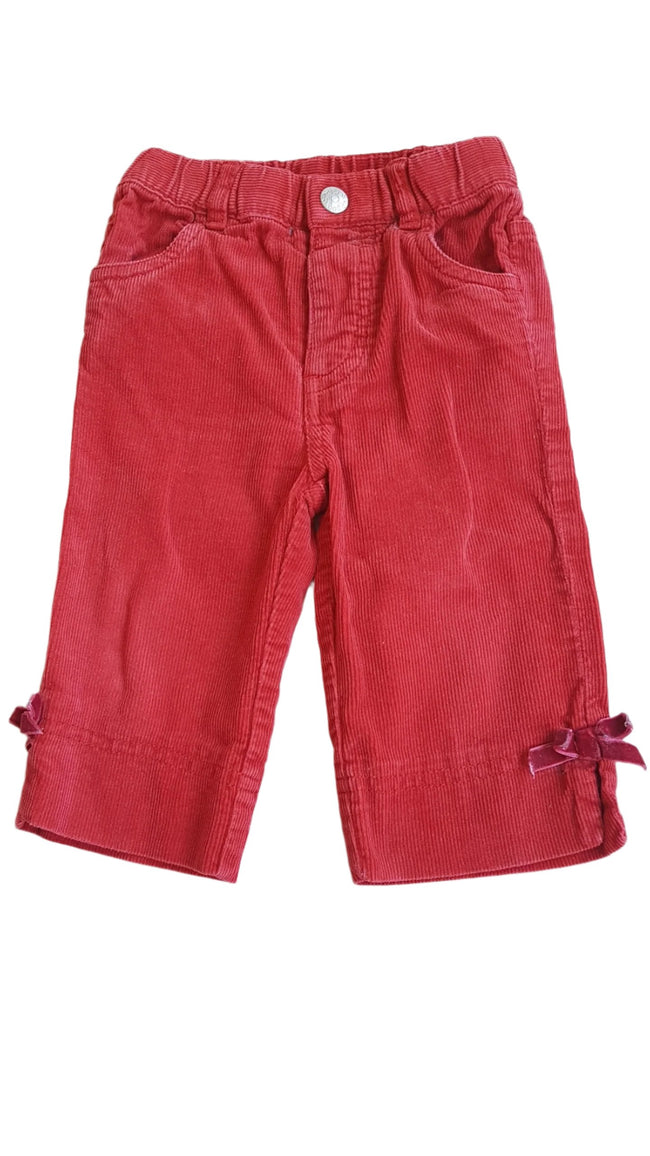 BABY BODEN DESIGNER PIROS KORDBÁRSONY KISLÁNY NADRÁG  74-80 Hover Image