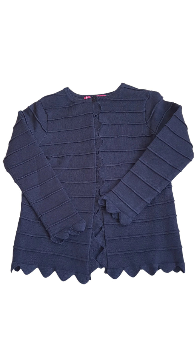 DERHY KIDS ELEGÁNS, SÖTÉTKÉK KISLÁNY KARDIGÁN  110-116 Hover Image