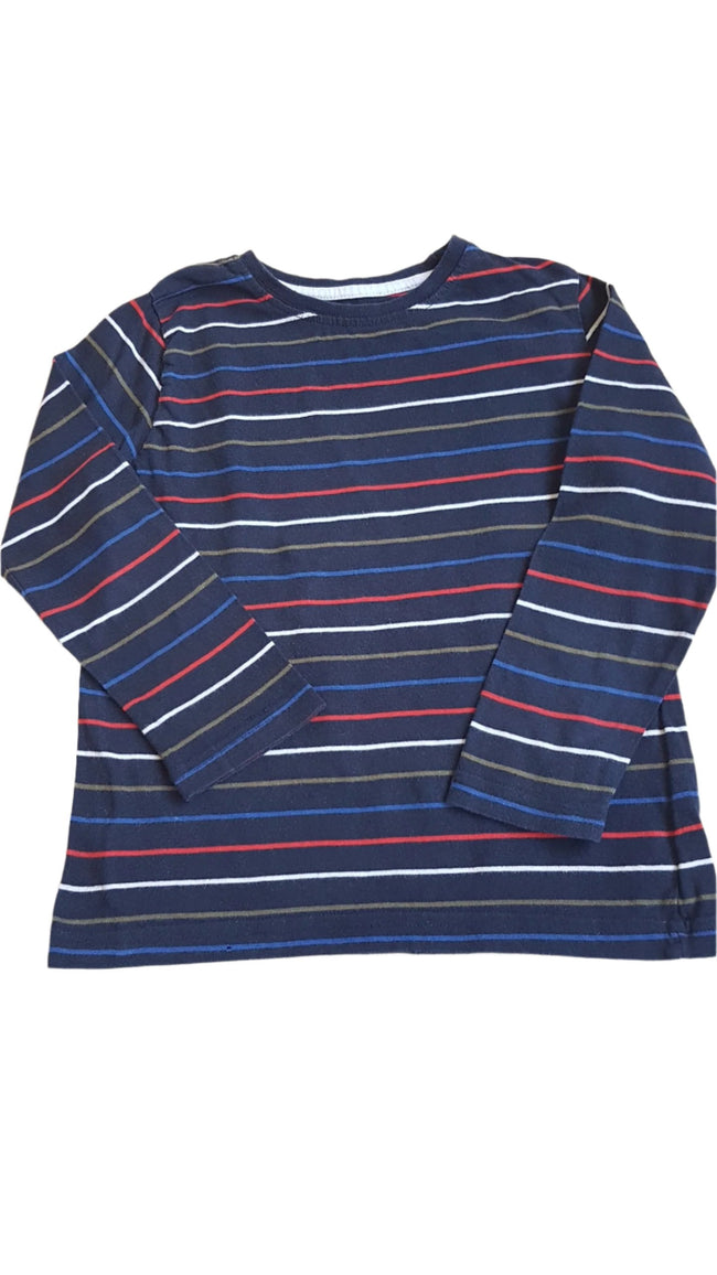 PRIMARK SZÍNES CSÍKOS KISFIÚ PÓLÓ 116 Hover Image