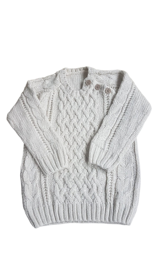 GEORGE KÖTÖTT KISFIÚ PULÓVER 80-86 Hover Image