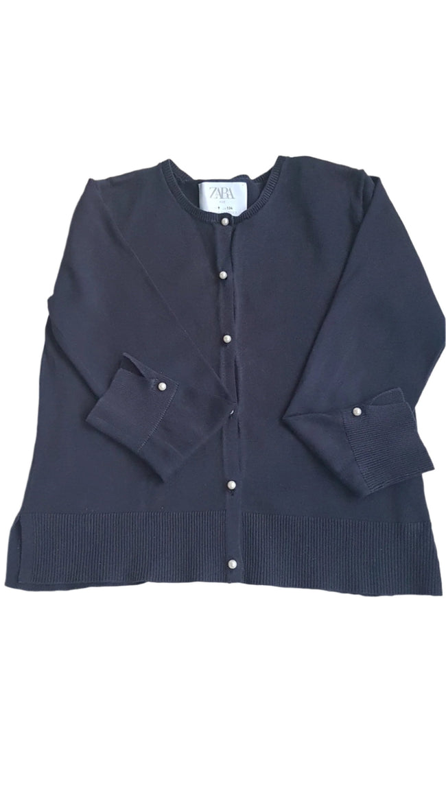 ZARA SÖTÉTKÉK, ELEGÁNS KISLÁNY KARDIGÁN  134 Hover Image