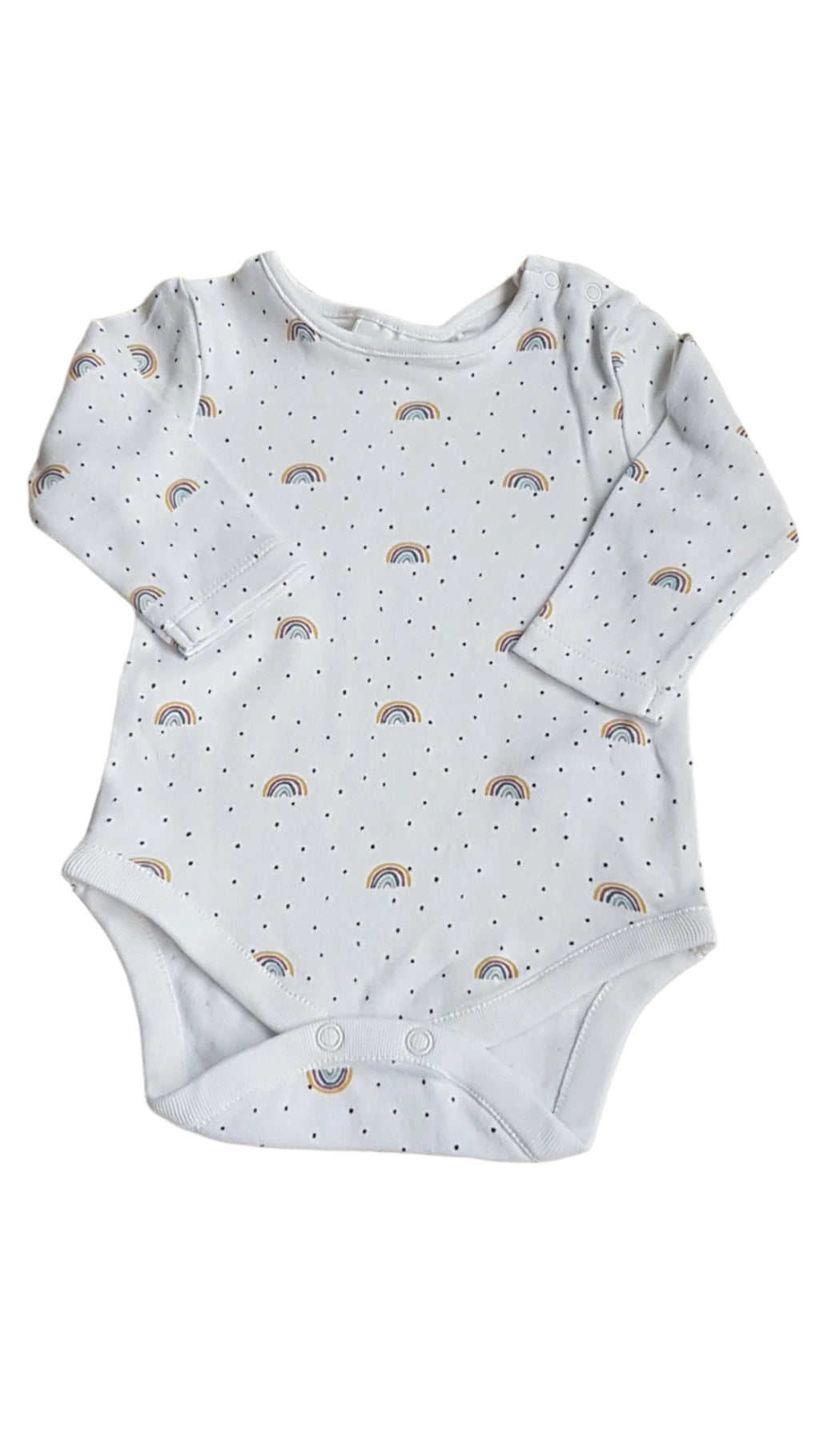 NEXT SZIVÁRVÁNY MINTÁS UNISEX BODY  62