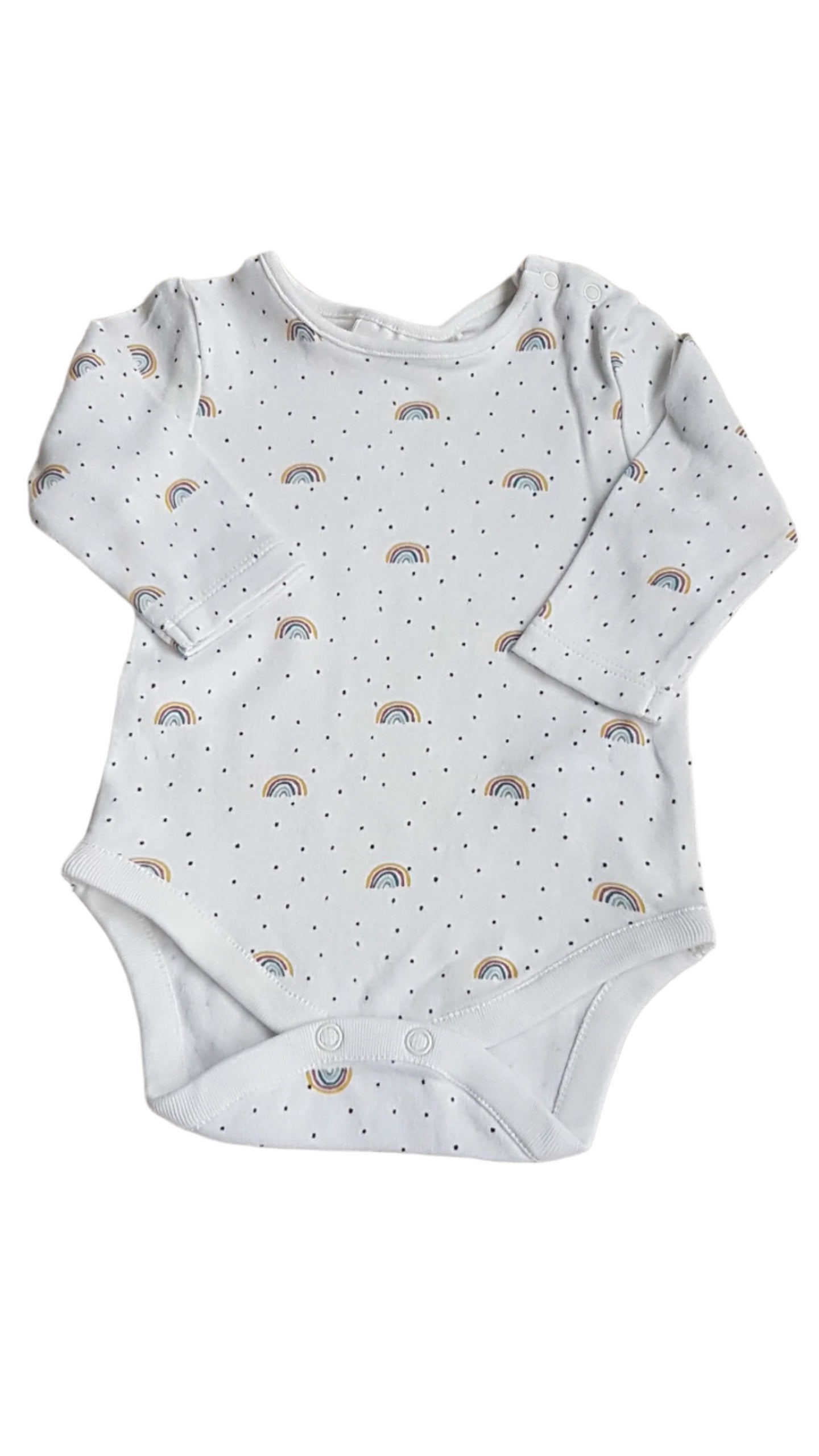 NEXT SZIVÁRVÁNY MINTÁS UNISEX BODY  62