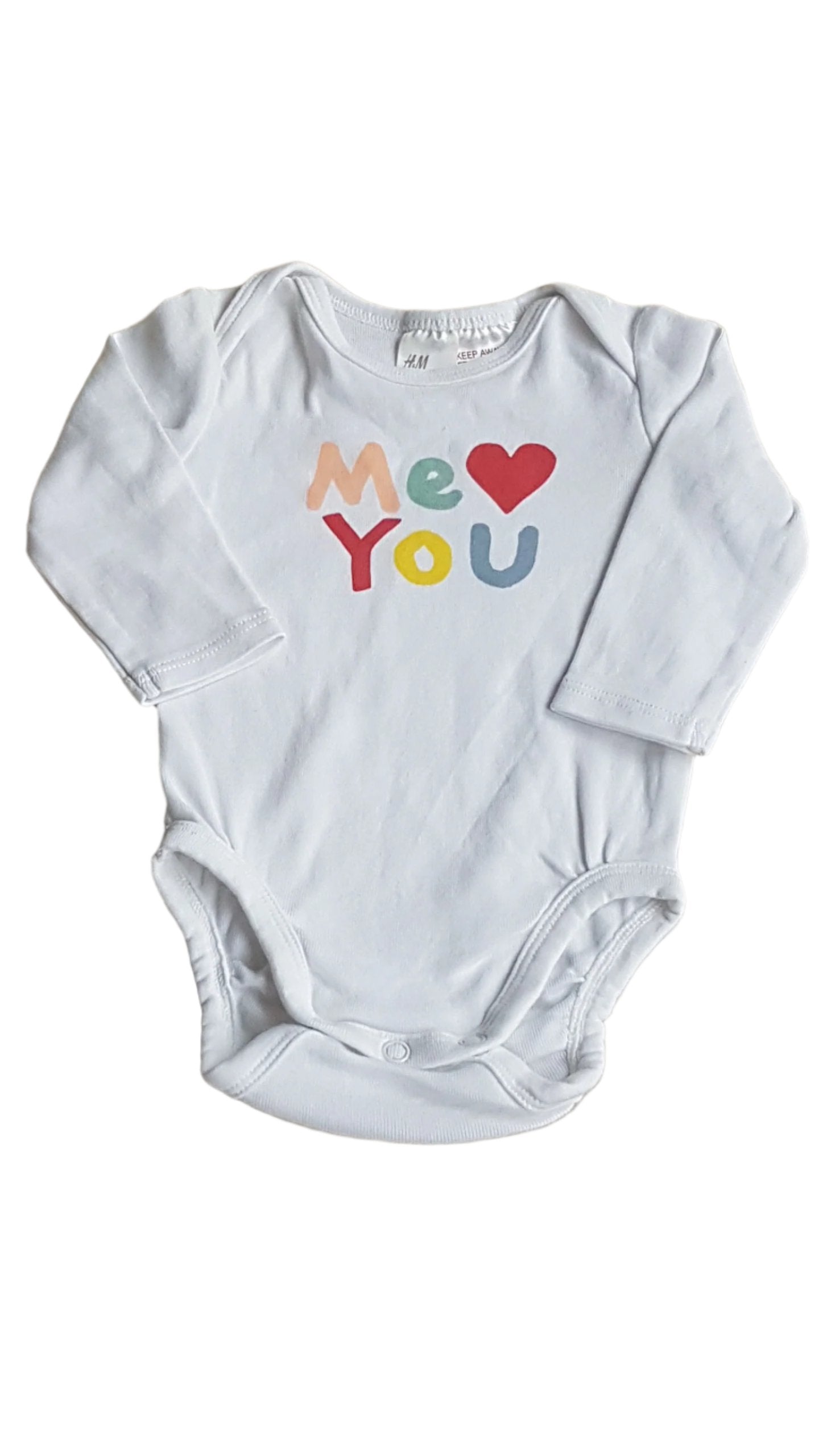 H&M  ME LOVE YOU  UNISEX BODY 56