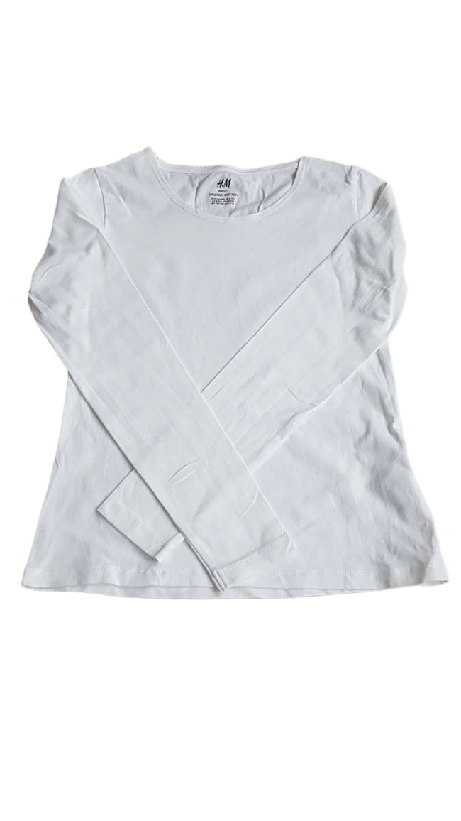 H&M ORGANIKUS PAMUT KISLÁNY FELSŐ  134-140 Hover Image