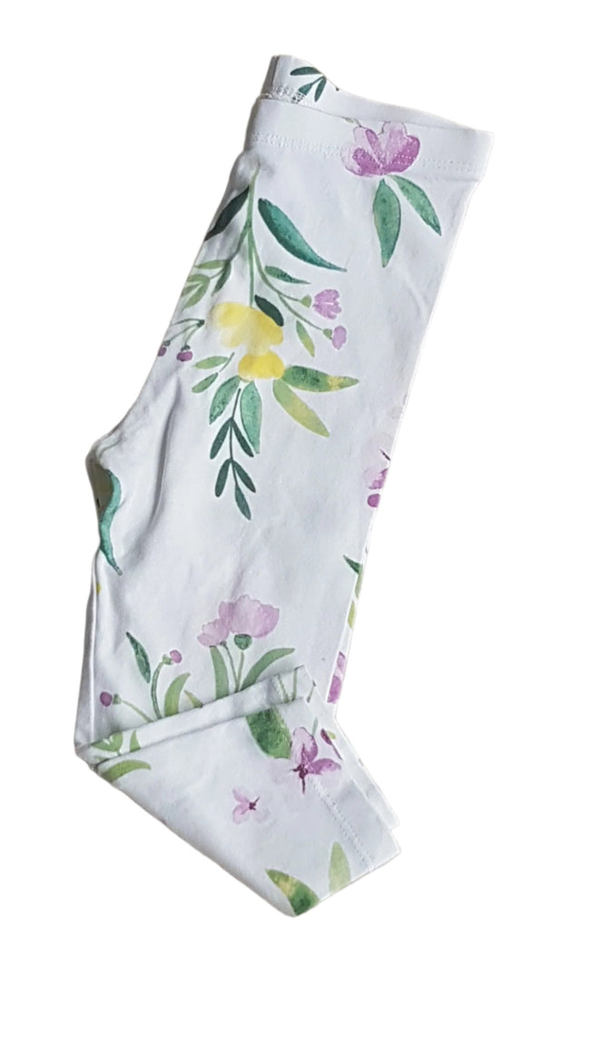 TU VIRÁG MINTÁS KISLÁNY LEGGING  74-80 Hover Image