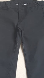 H&M FEKETE SZÍNŰ, EZÜST CSILLÁMPOROS KISLÁNY JEGGING  110