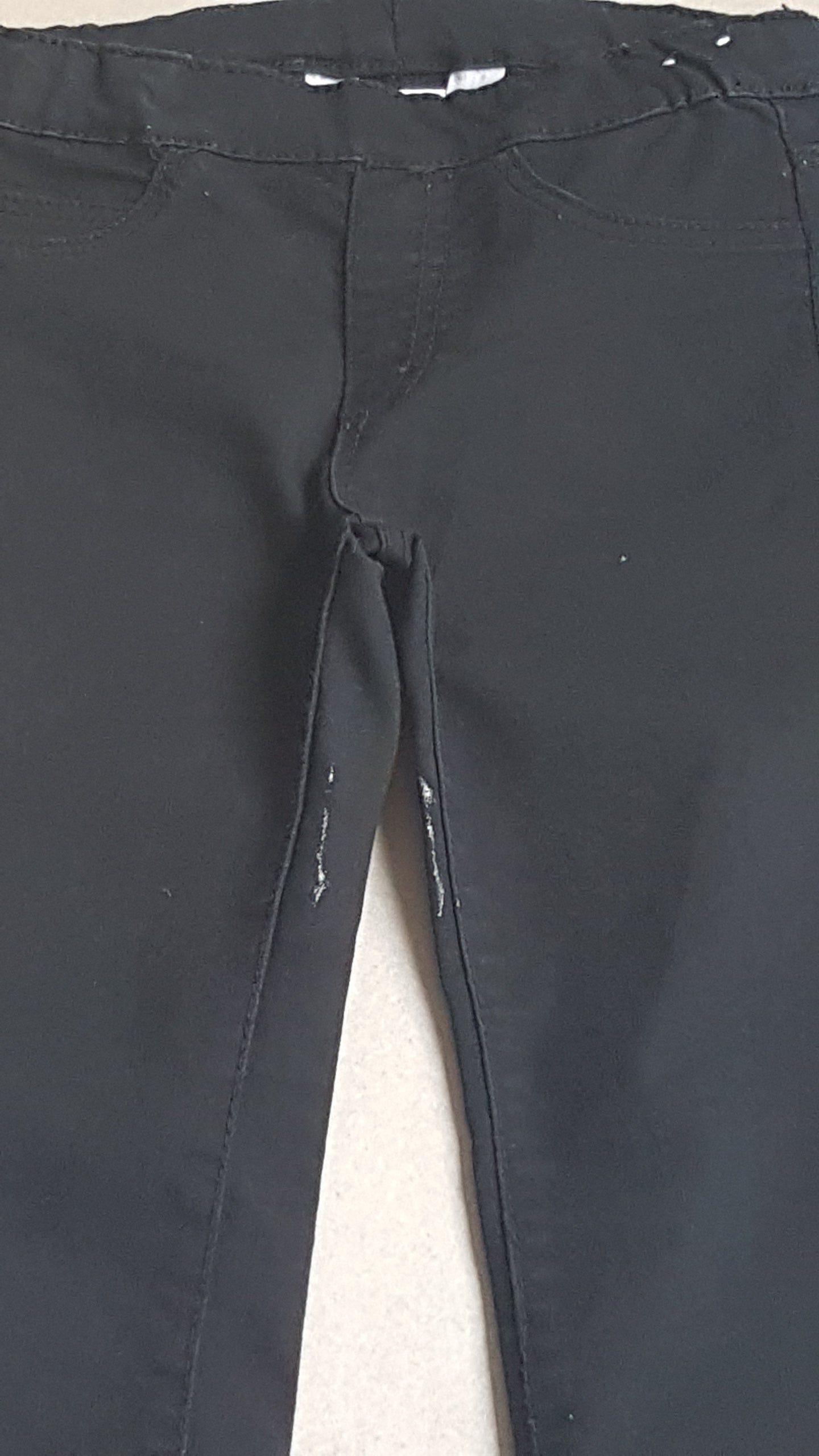 H&M FEKETE SZÍNŰ, EZÜST CSILLÁMPOROS KISLÁNY JEGGING  110