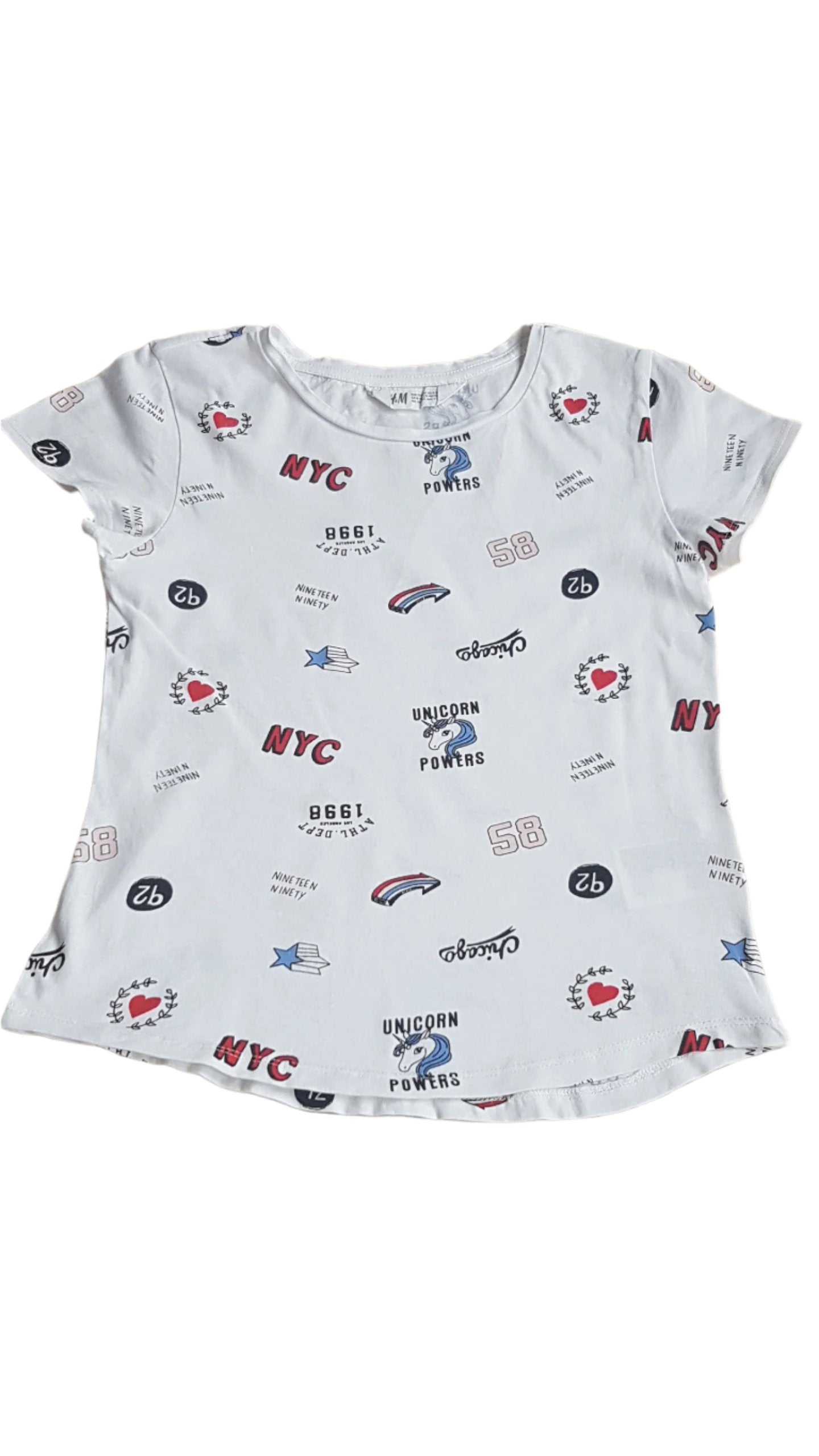 H&M UNICORN MINTÁS KISLÁNY PÓLÓ 134-140
