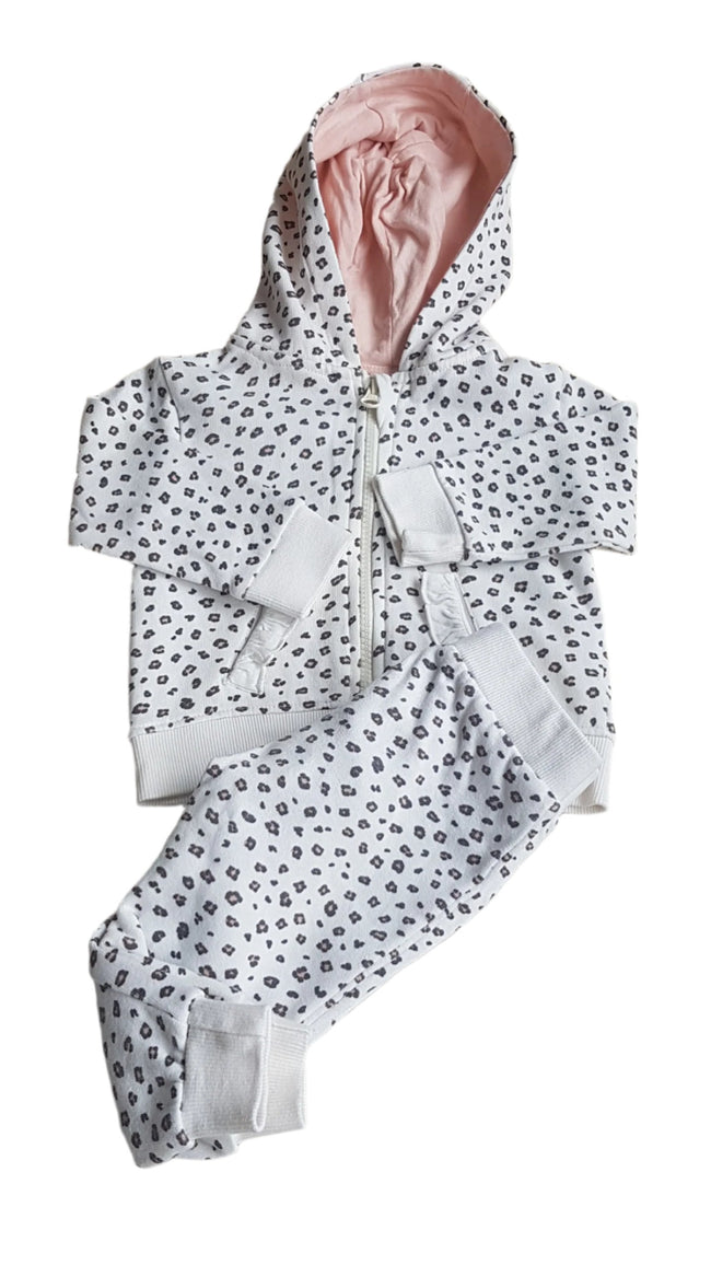 PRIMARK OCELOT MINTÁS KISLÁNY JOGGER SZETT 74 Hover Image