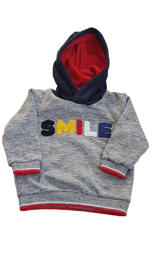 MATALAN SMILE FELIRATOS KISFIÚ PULÓVER 74-80 Hover Image