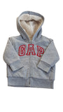 BABY GAP BUNDÁS, KAPUCNIS UNISEX PULÓVER  80