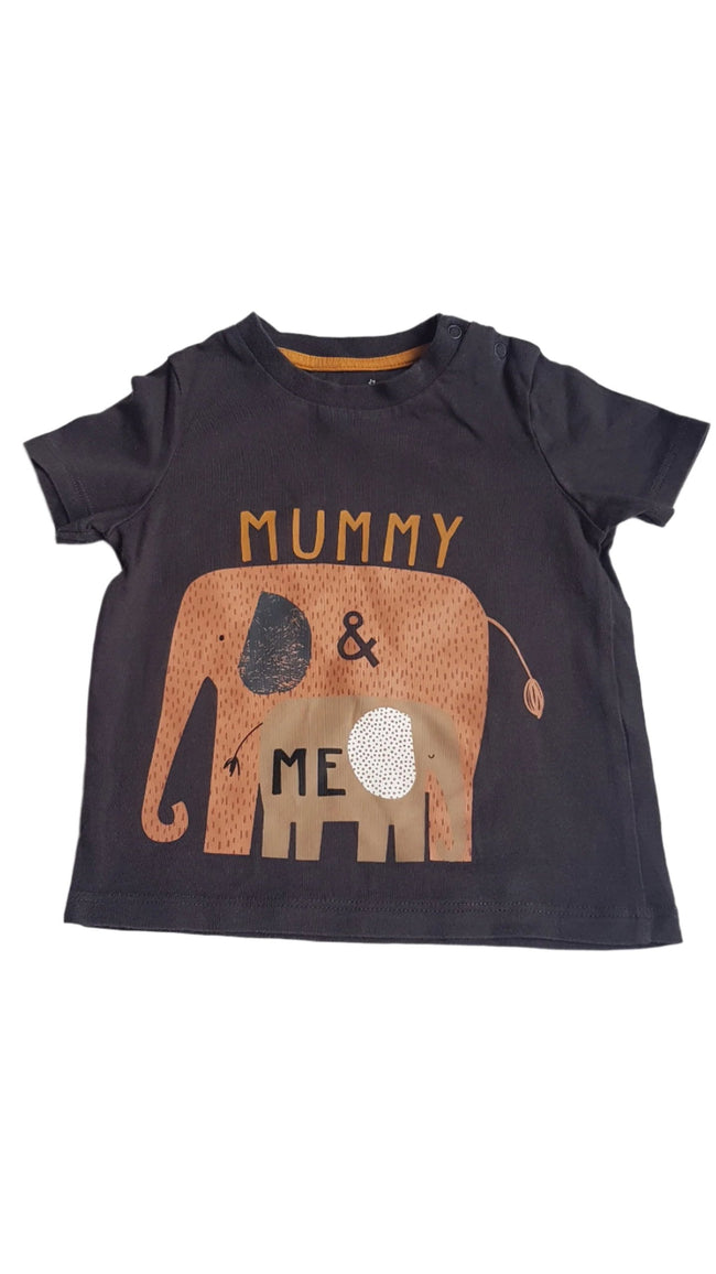 F&F MUMMY & ME FELIRATOS KISFIÚ PÓLÓ 74 Hover Image