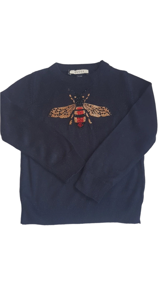GUCCI SZÍNES KÖVES KISLÁNY PULÓVER  74-80 Hover Image