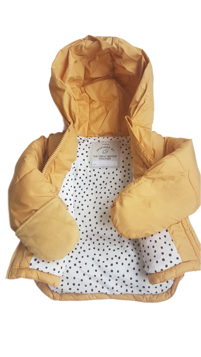 GEORGE MUSTÁR SZÍNŰ , TRENDI KISLÁNY KABÁT 74-80 Main Image