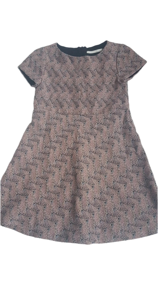 ZARA GYÖNYÖRŰ SZÉP , ARANY SZÁLLAL DÍSZÍTETT, ALKALMI KISLÁNY RUHA 122 Hover Image