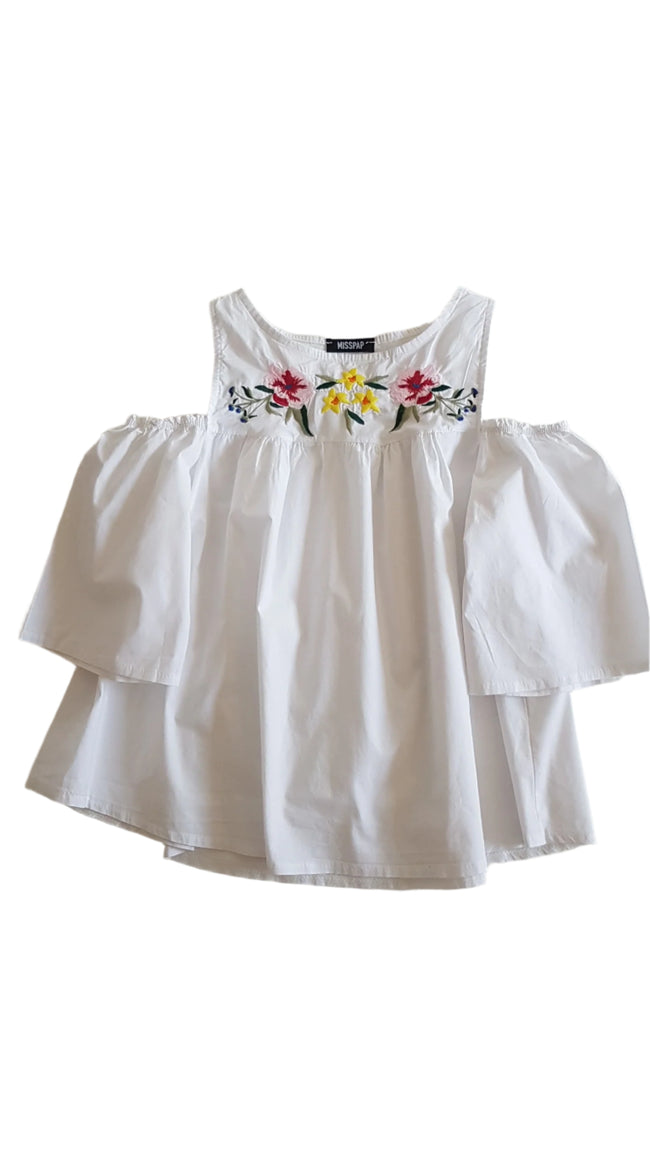 MISSPAP OLASZ DESIGNER KISLÁNY BLÚZ  S/M Hover Image