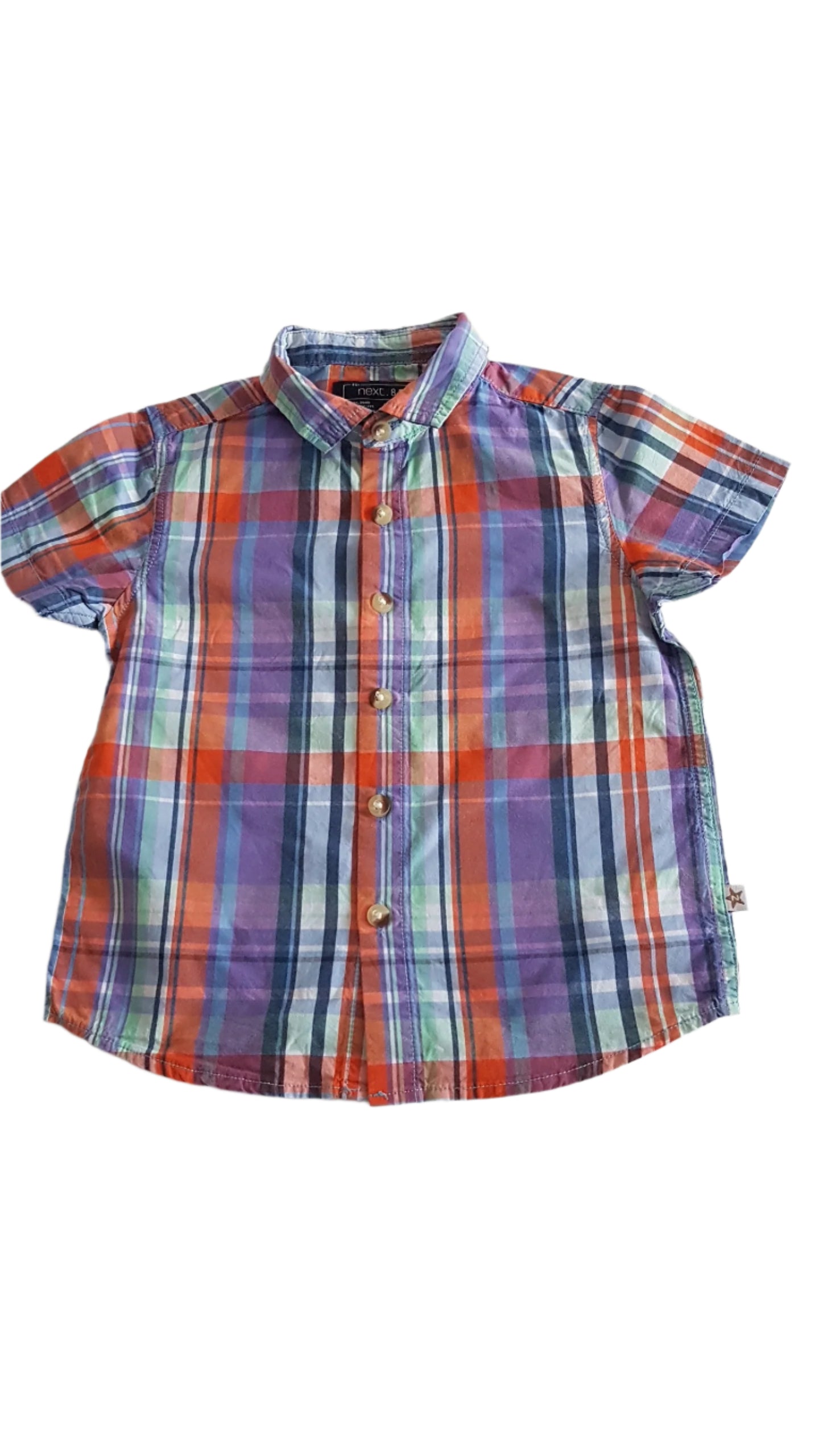 NEXT SZÍNES KOCKÁS KISFIÚ ING 92