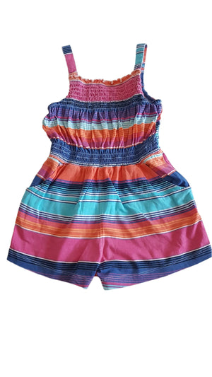 BLUEZOO SZÍNES CSÍKOS KISLÁNY PLAYSUIT  104