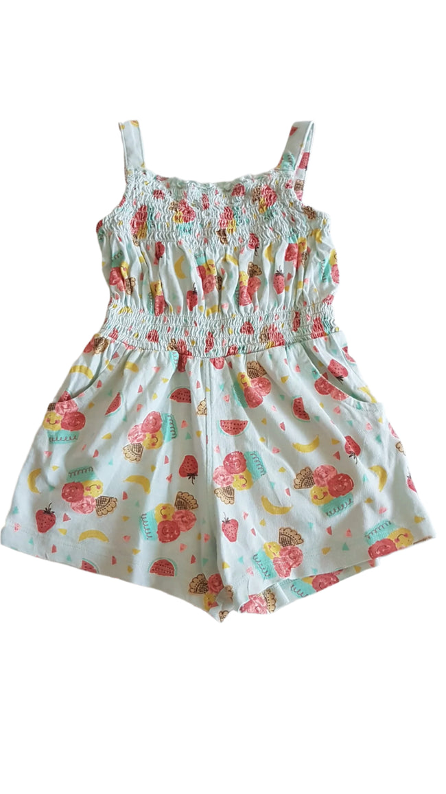 DEBENHAMS VIDÁM FIGURÁS KISLÁNY JUMPSUIT  98 Hover Image