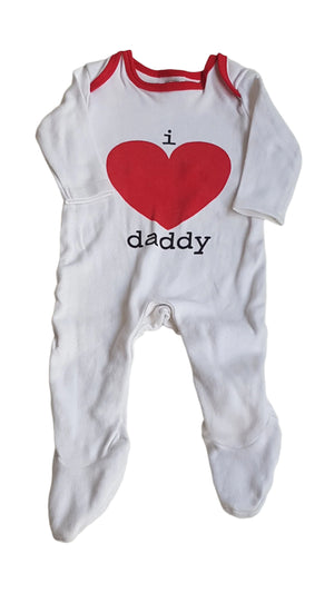 F&F KIDS I LOVE DADDY FELIRATOS UNISEX RUGDALÓZÓ 56