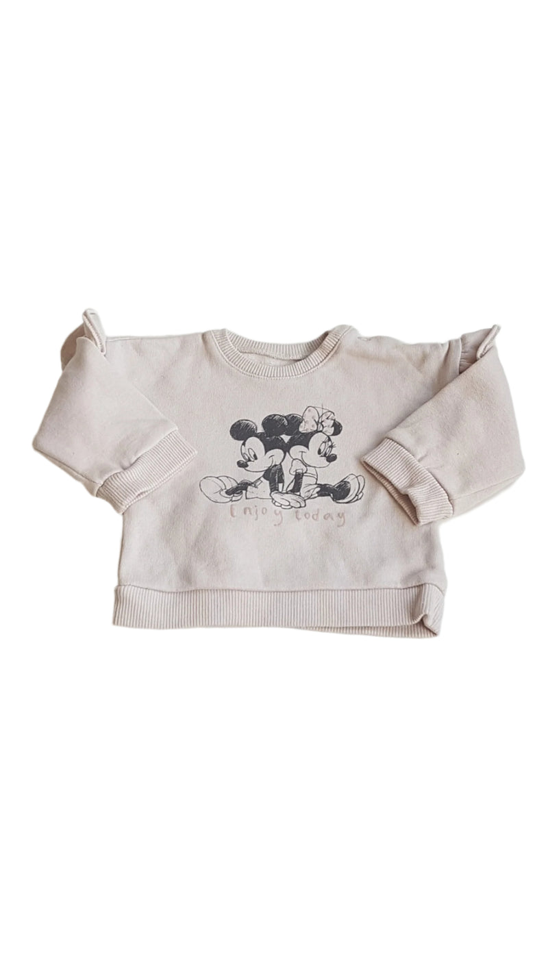 GEORGE DISNEY MINNIE MOUSE KISLÁNY PUHA PULÓVER 56-62