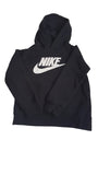 NIKE FEKETE SZÍNŰ, UNISEX KAPUCNIS  PULÓVER 116-122