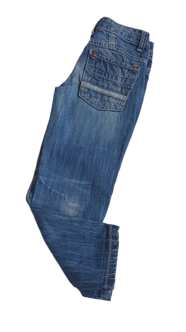 DENIM CO. KISFIÚ KOPTATOTT FARMER ÁLLÍTHATÓ GUMIS DERÉKRÉSSZEL 104 Hover Image