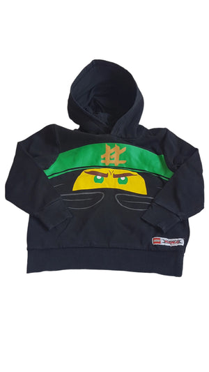 H&M NINJAGO KAPUCNIS KISFIÚ PULÓVER  110-116