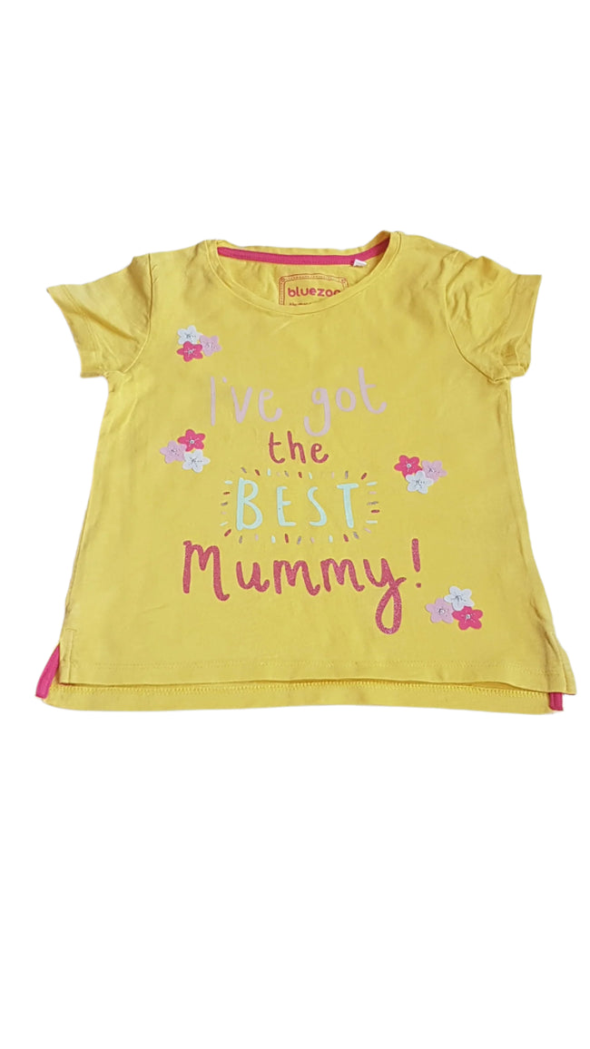 BLUEZOO FELIRATOS, CSILLÁMPOROS  KISLÁNY PÓLÓ 104 Hover Image