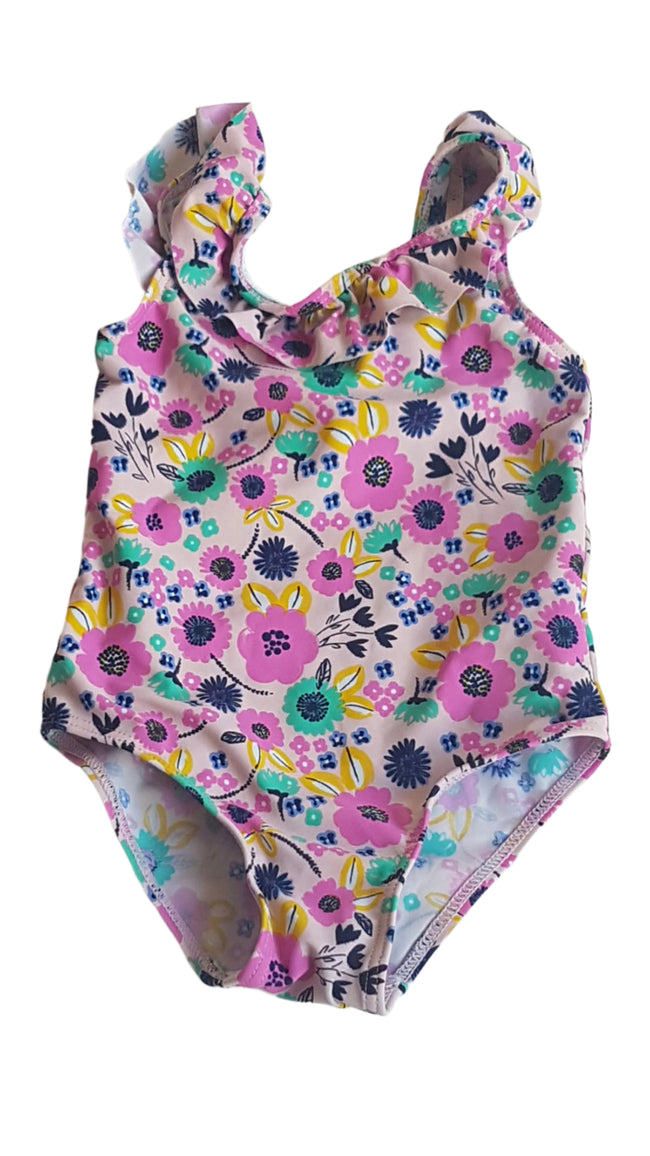 MATALAN  SZÍNES VIRÁGOS KISLÁNY FÜRDŐRUHA  80-86 Main Image