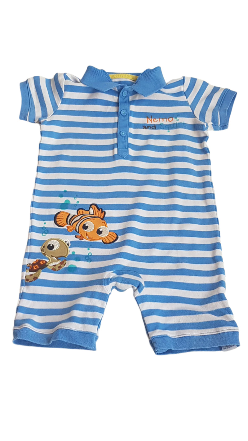 GEORGE DISNEY NEMO GOMBOS, GALLÉROS KISFIÚ PLAYSUIT  81-86