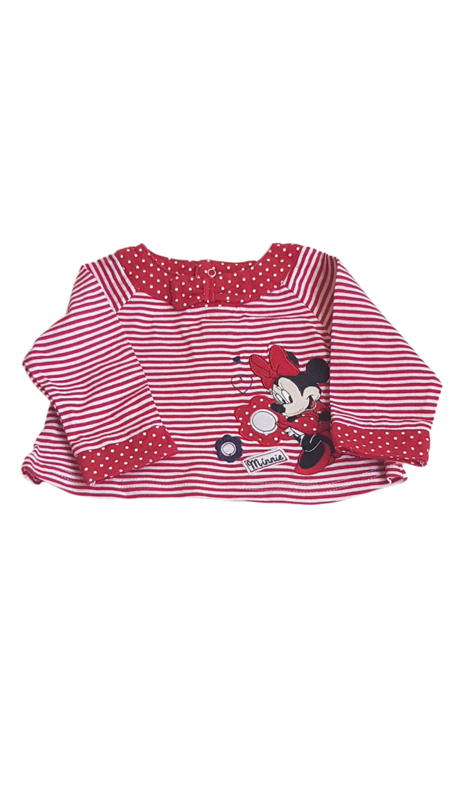 ÚJ BH DISNEY MINNIE MOUSE KISLÁNY FELSŐ 68 Hover Image