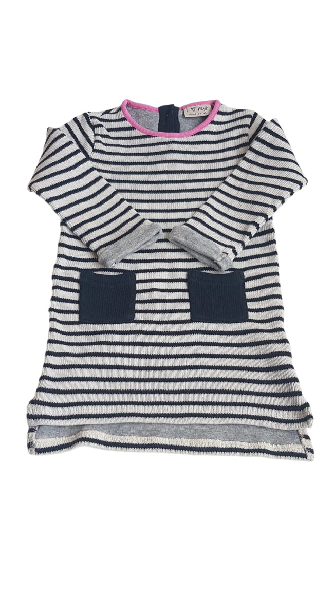 NEXT KÖTÖTT, CSÍKOS KISLÁNY RUHA 98 Hover Image