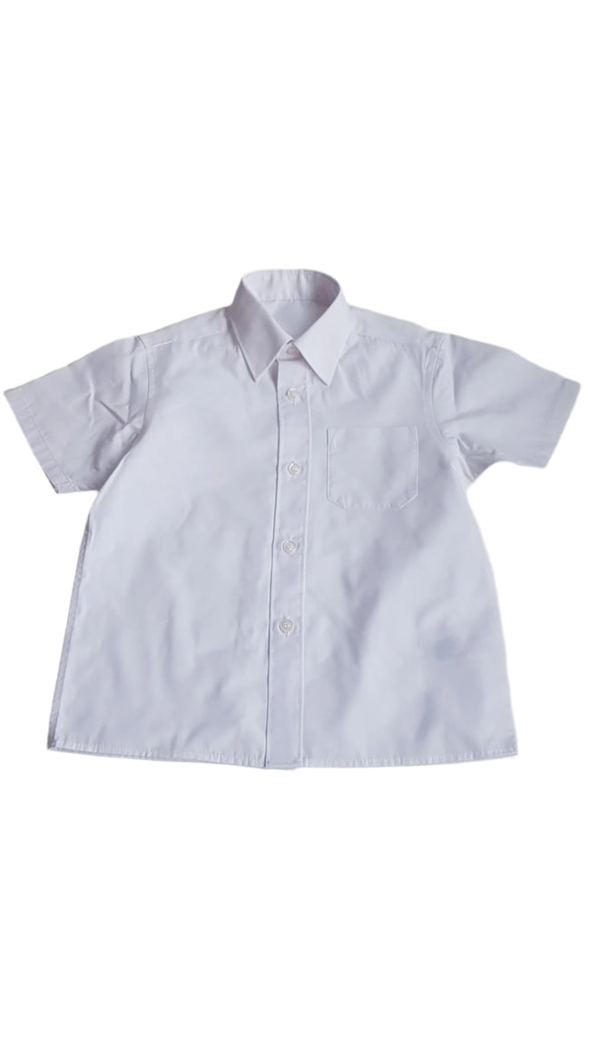 ÚJ M&S FEHÉR SZÍNŰ KISFIÚ ING 104 Hover Image