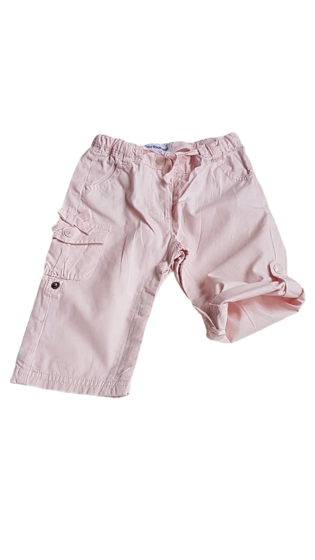 VERTBAUDET PINK,VÁSZON KISLÁNY NADRÁG  74 Hover Image