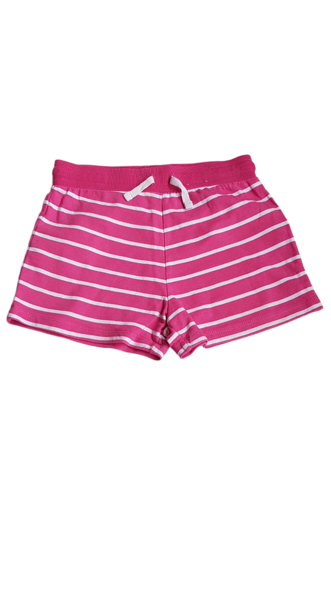 ÚJ GEORGE  CSÍKOS , PINK KISLÁNY PAMUT RÖVIDNADRÁG 122-128 Hover Image