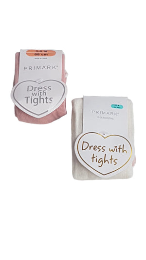 CÍMKÉS PRIMARK KISLÁNY HARISNYANADRÁG   62-68