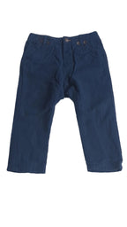 ZARA SÖTÉTKÉK ,ELEGÁNS KISFIÚ BÉLELT NADRÁG 92